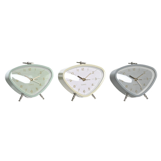 Reloj Despertador DKD Home Decor 11,5 x 4 x 10 cm Metal PVC Vintage (3 Piezas)  Comprati.