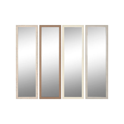 Espejo de pared Home ESPRIT Blanco Marrón Beige Gris Cristal Poliestireno 36 x 2 x 125 cm (4 Unidades)  Comprati.