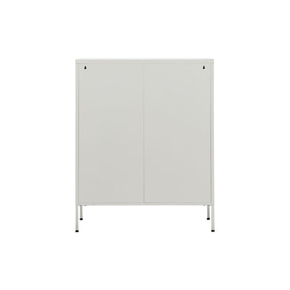 Cajonera Home ESPRIT Blanco Metal Vintage 80 x 35 x 102 cm  Comprati.