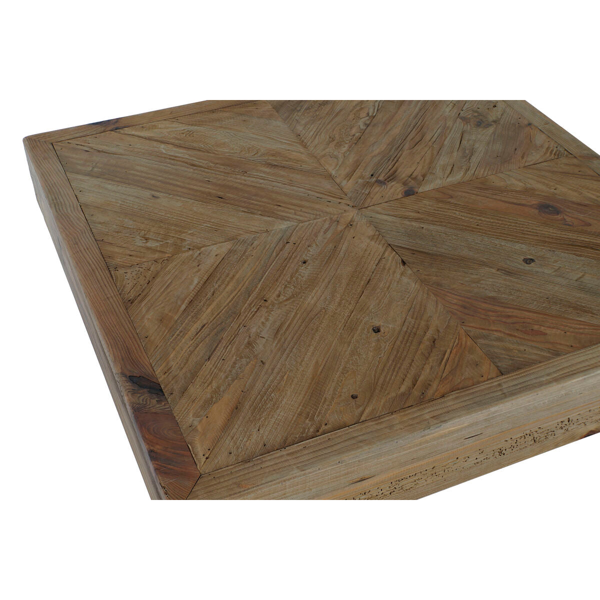 Mesa de Centro Home ESPRIT Marrón Madera de pino 100 x 100 x 36 cm  Comprati.