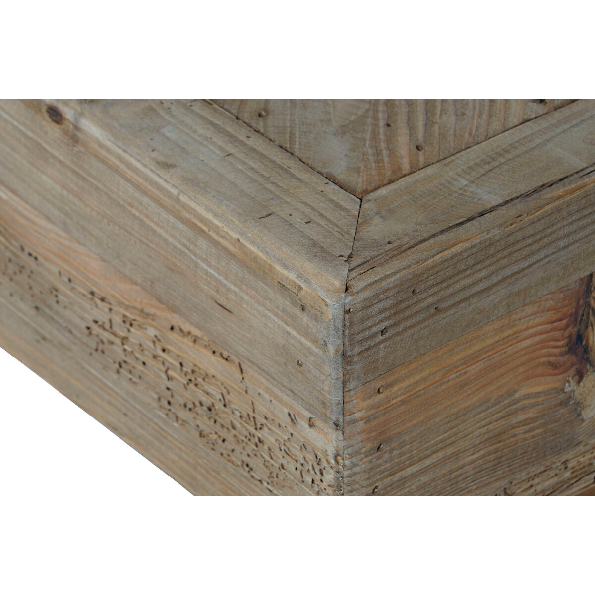 Mesa de Centro Home ESPRIT Marrón Madera de pino 100 x 100 x 36 cm  Comprati.