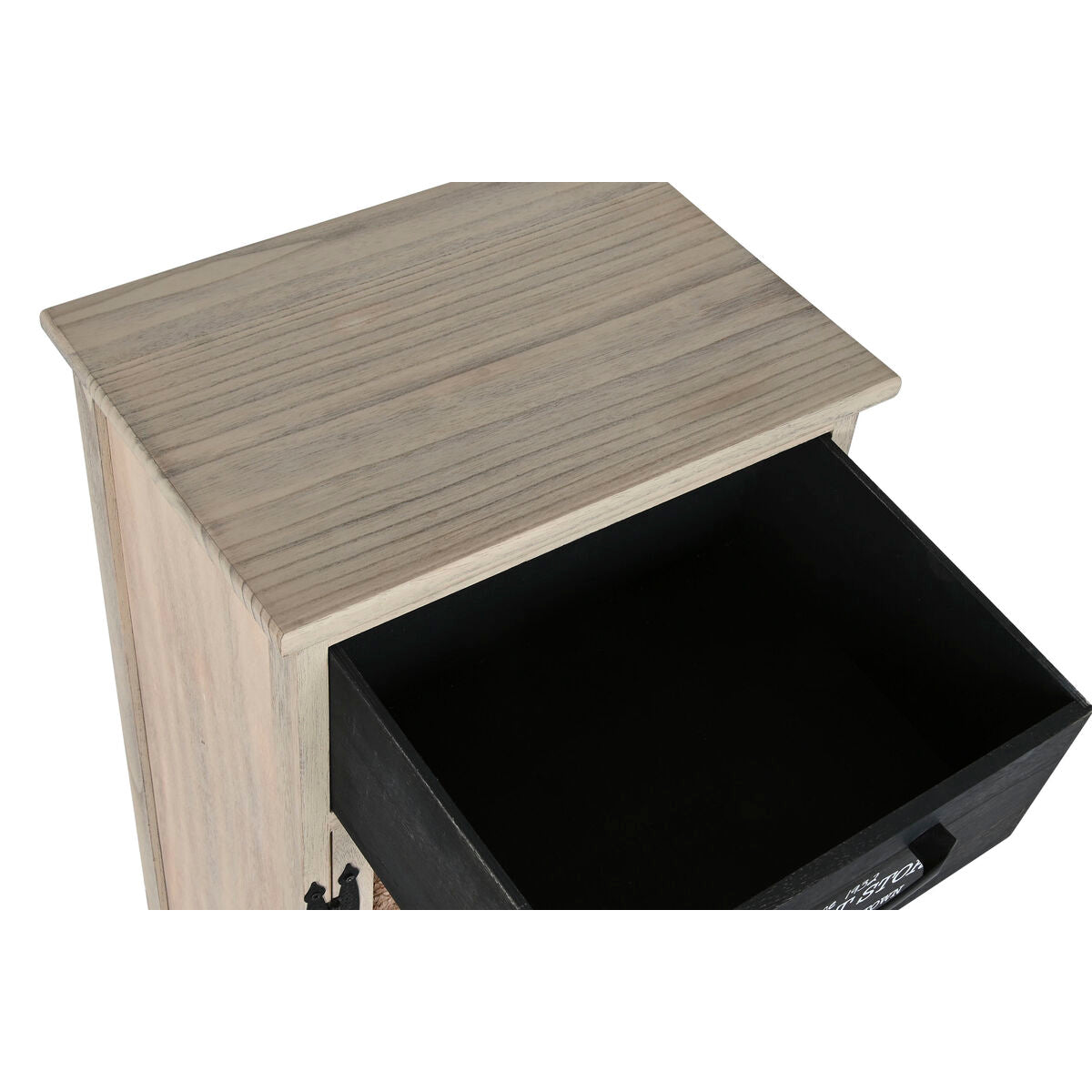 Cajonera Home ESPRIT Negro Natural Madera 40,5 x 29 x 73 cm  Comprati.