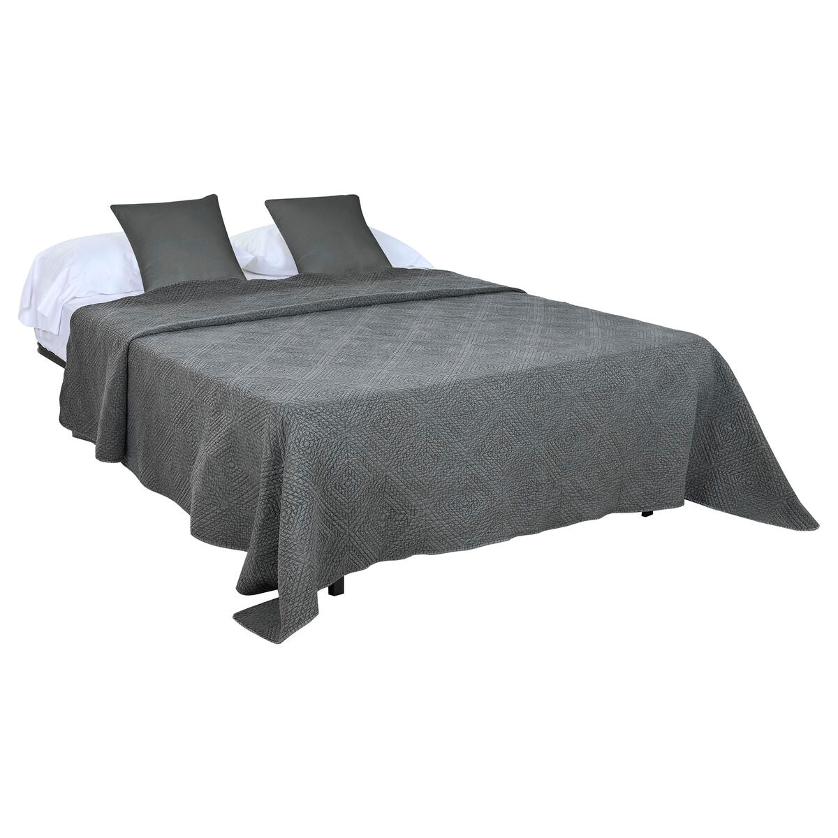 Colcha Home ESPRIT Gris claro 240 x 260 cm  Comprati.