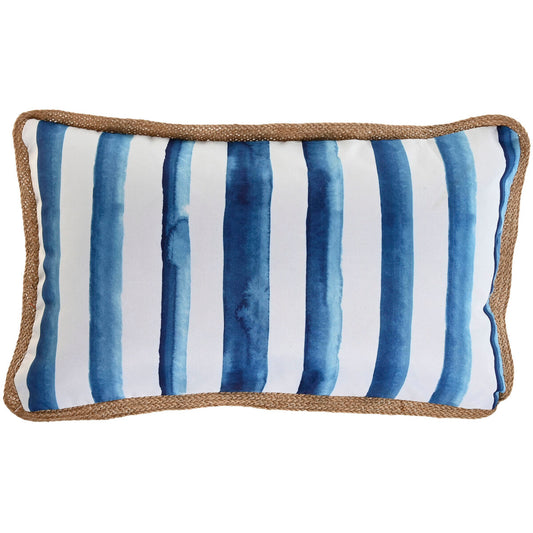 Cojín Home ESPRIT Azul Blanco 50 x 30 cm  Comprati.