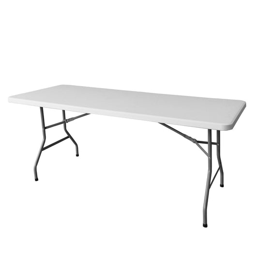 Mesa Plegable Blanco HDPE 183 x 75 x 74 cm  Comprati.