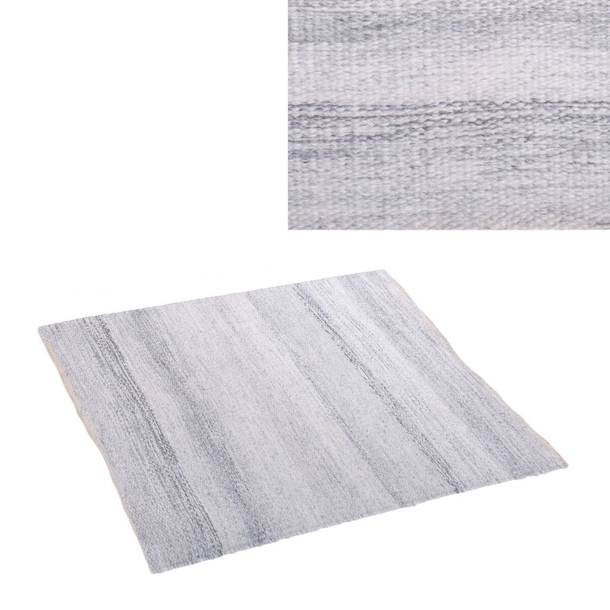 Alfombra de Exterior Goa PET Blanco/Gris  Comprati.