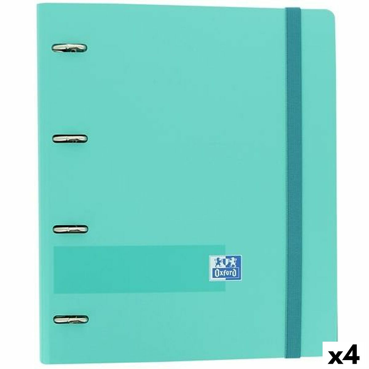 Carpeta de anillas Oxford Menta A4+ (4 Unidades)  Comprati.