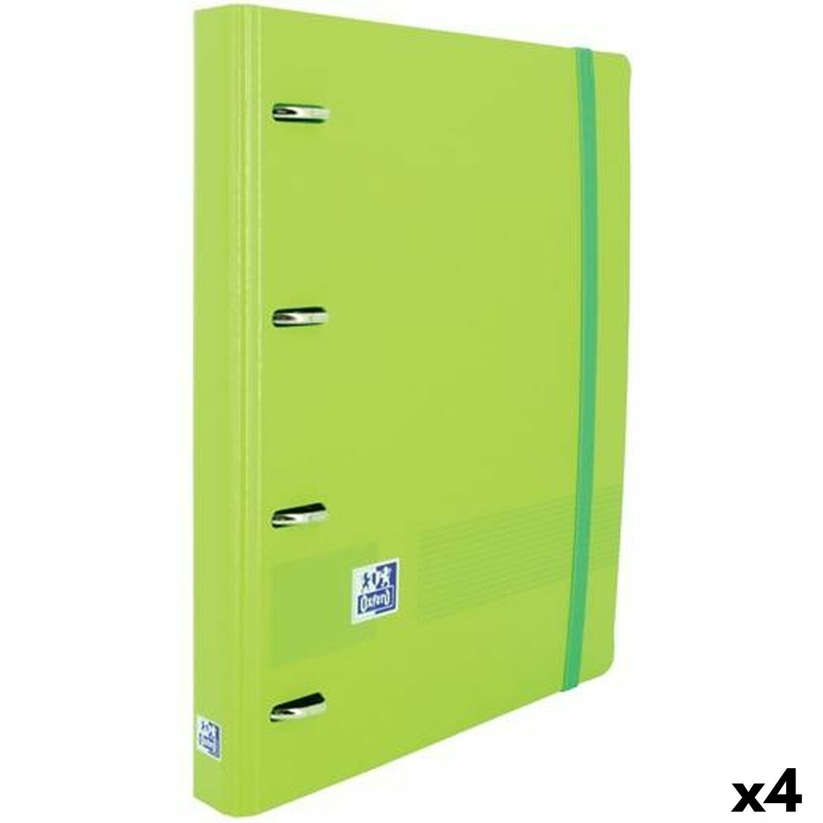 Carpeta de anillas Oxford Live & Go Verde A4+ (4 Unidades)  Comprati.