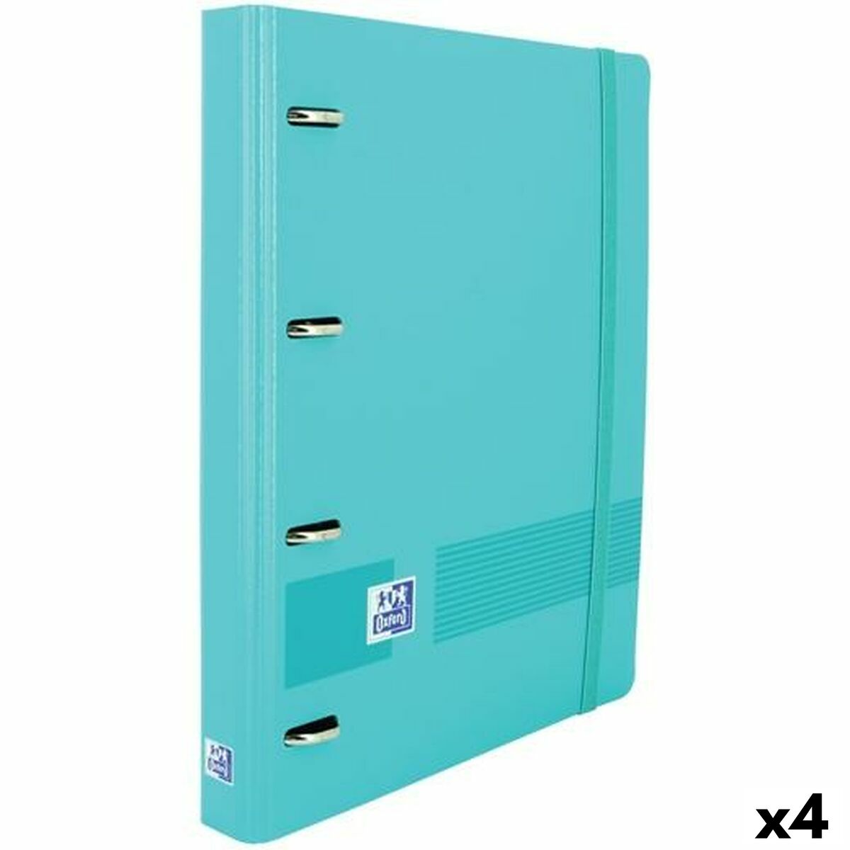 Carpeta de anillas Oxford Live & Go Azul A4+ (4 Unidades)  Comprati.