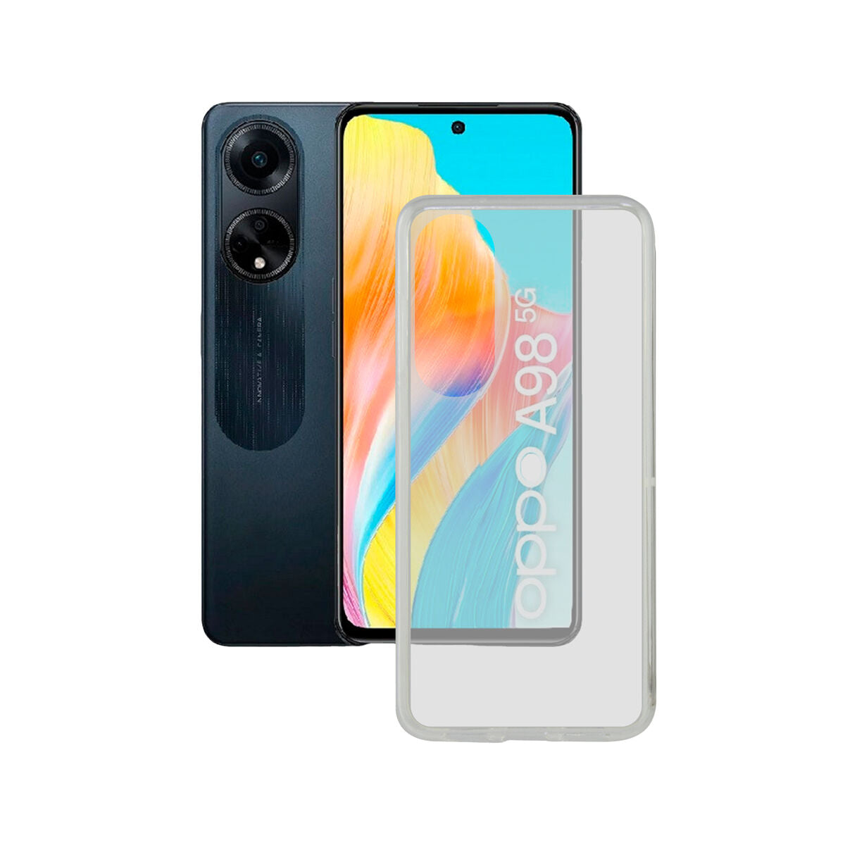 Funda para Móvil KSIX Oppo A98 Transparente OPPO Oppo A98  Comprati.