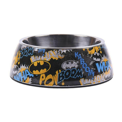 Comedero para Perro Batman Melamina 180 ml Negro Metal  Comprati.