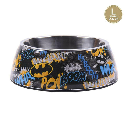 Comedero para Perro Batman 760 ml Melamina Metal Multicolor  Comprati.