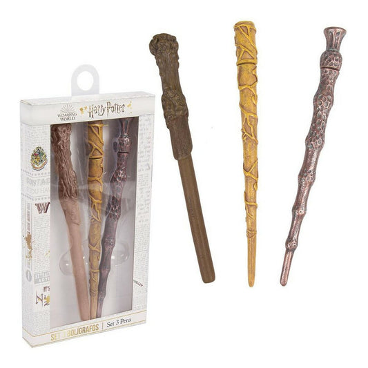 Set de Bolígrafos Harry Potter Marrón (3 pcs)  Comprati.