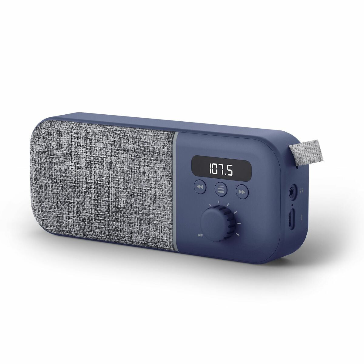 Radio Portátil Digital Energy Sistem 449958 1200 mAh 3W Azul Blanco Azul marino  Comprati.