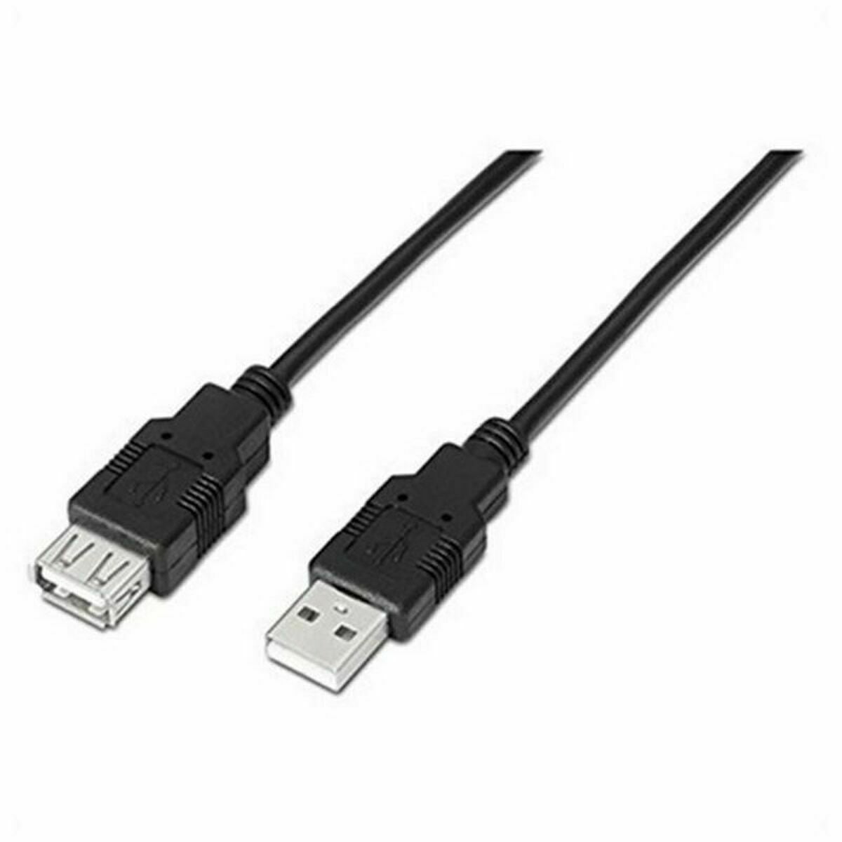 Cable alargador TooQ FS20200M-B 1,8 m USB  Comprati.