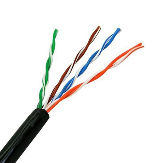 Cable de Red Rígido UTP Categoría 5e NANOCABLE 10.20.0304-EXT-BK 305 m Negro 305 m  Comprati.