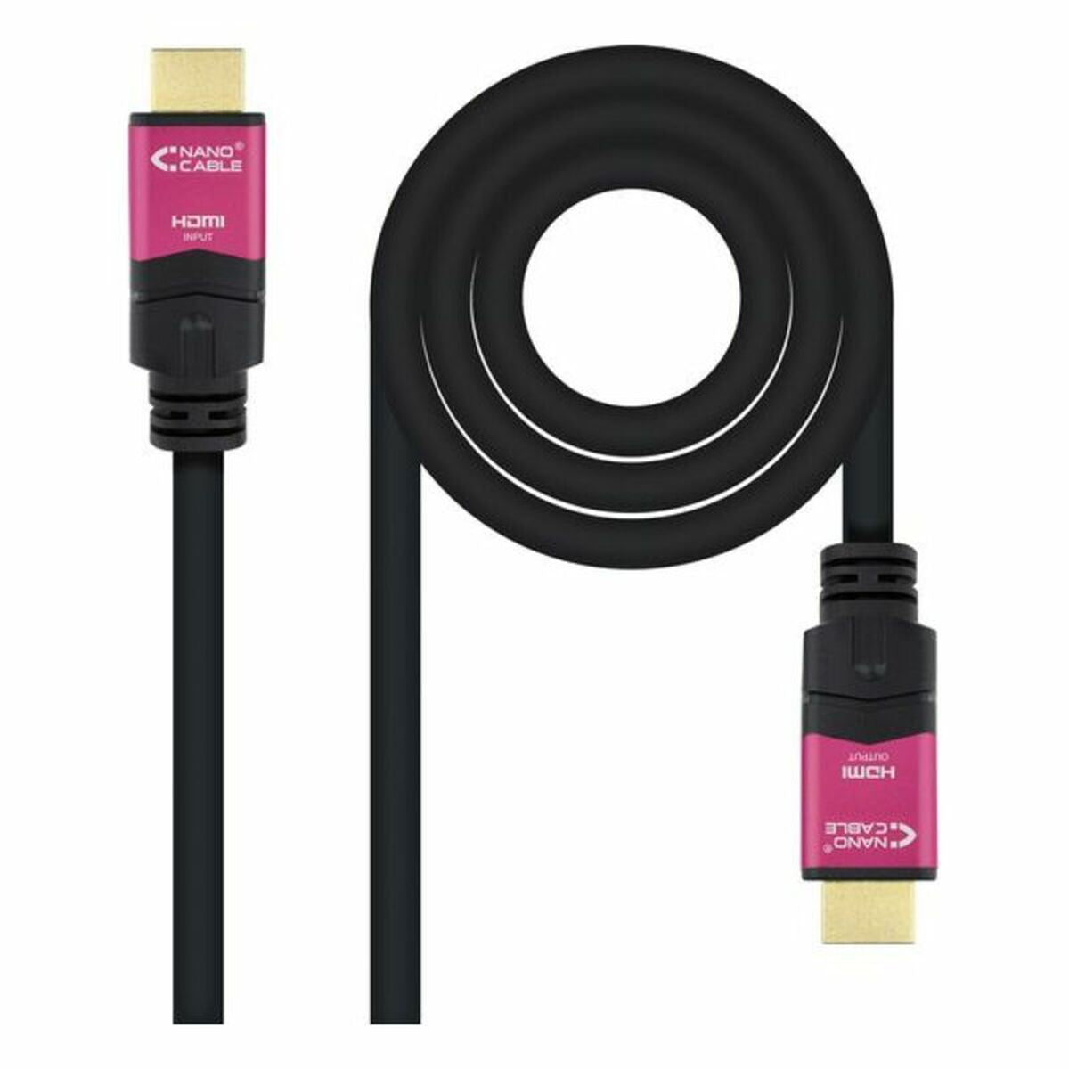 Cable HDMI NANOCABLE 10.15.3715 4K HDR 15 m Negro  Comprati.