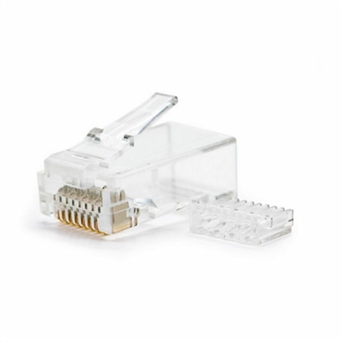 Conector RJ45 NANOCABLE 10.21.0201-100 Transparente  Comprati.