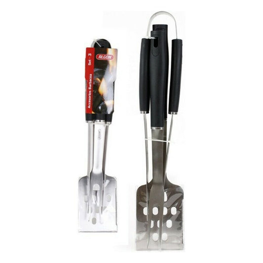 Utensilios para barbacoas BBQ Black Algon 104748 (3 pcs)  Comprati.