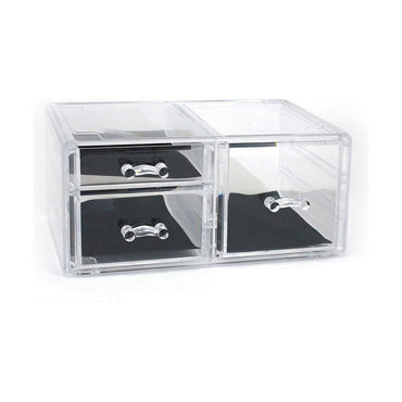 Organizador Multiusos Confortime Plástico Transparente 23,8 x 15,3 x 10,8 cm (6 Unidades)  Comprati.