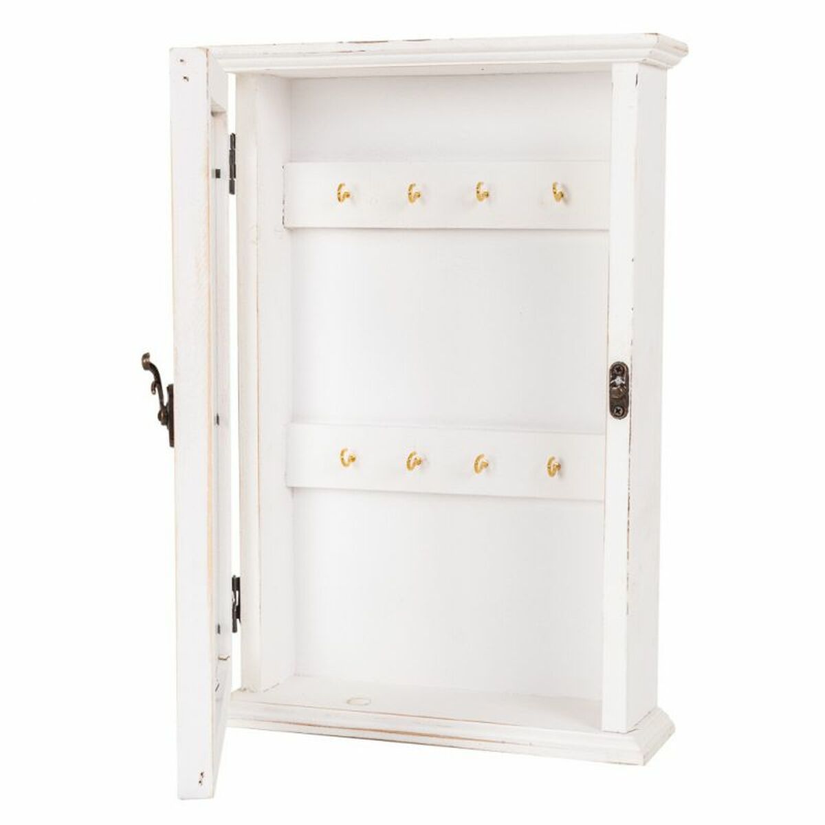 Armario de llaves Alexandra House Living Blanco 7 x 34 x 23 cm  Comprati.