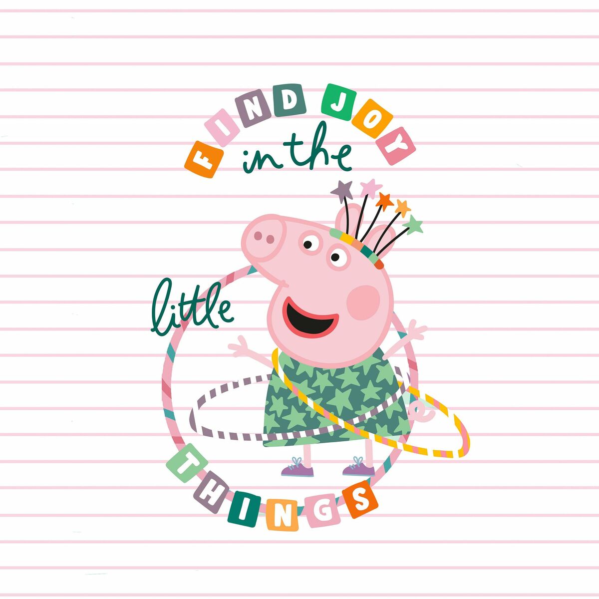 Colcha Peppa Pig Find Joy Multicolor  Comprati.