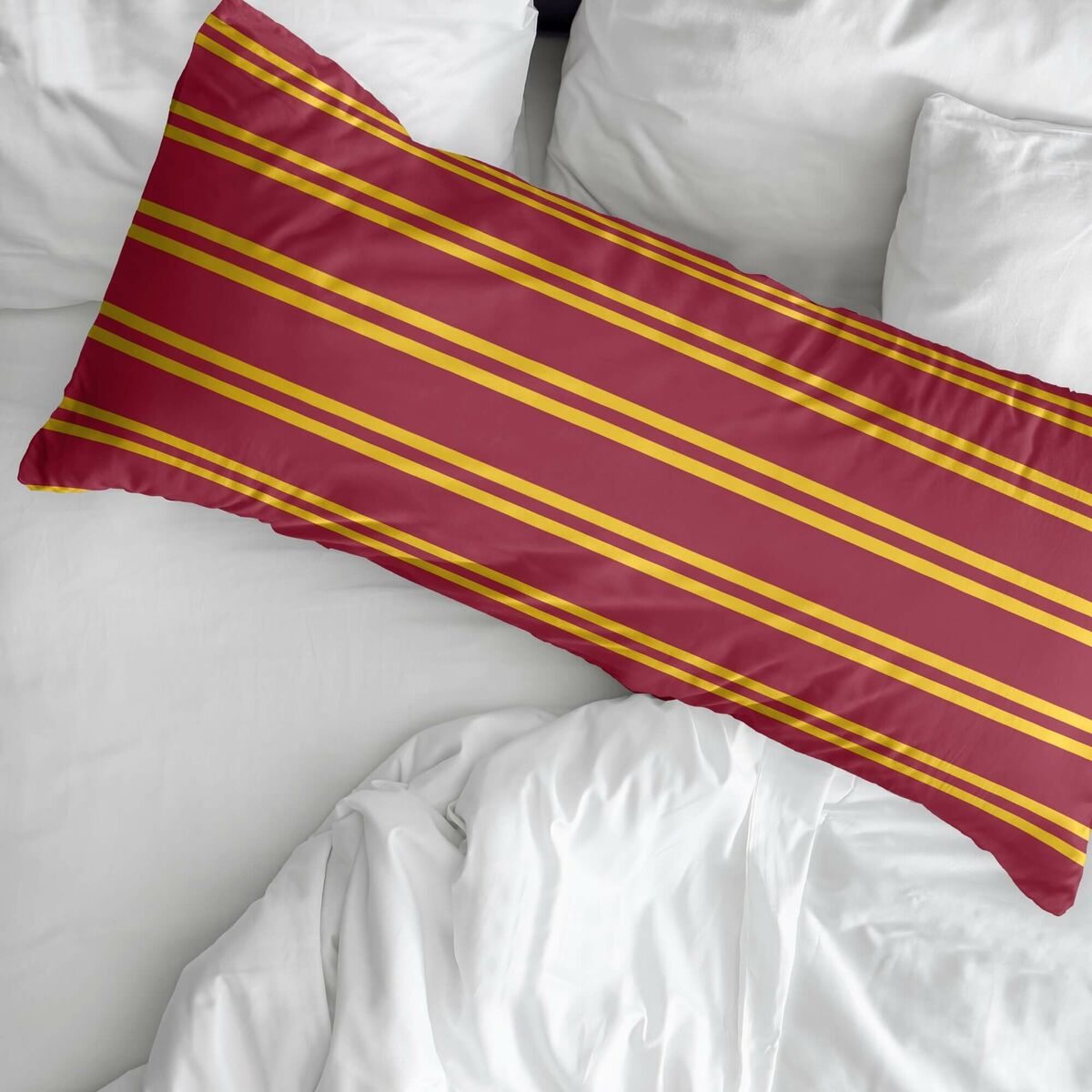 Funda de almohada Harry Potter Griffindor Shield Multicolor 175 Hilos 45 x 110 cm  Comprati.