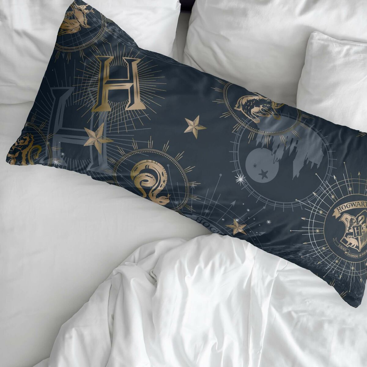 Funda de almohada Harry Potter Multicolor 175 Hilos 45 x 125 cm  Comprati.