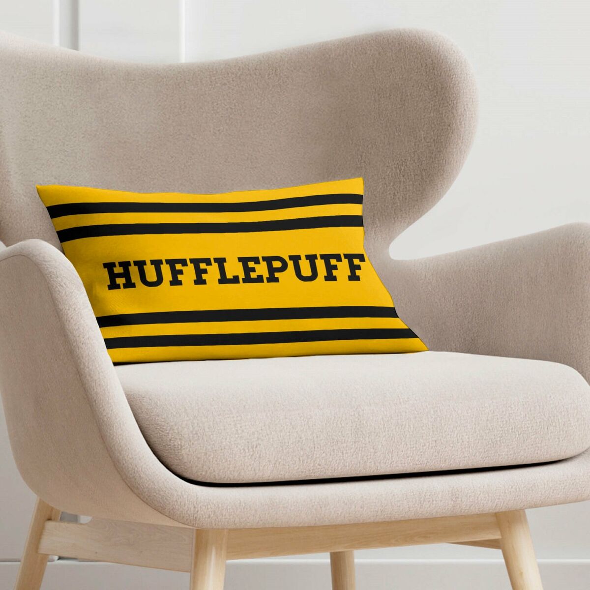 Funda de cojín Harry Potter Hufflepuff Amarillo Multicolor 30 x 50 cm  Comprati.