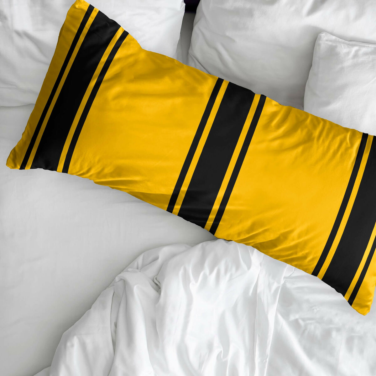 Funda de almohada Harry Potter Hufflepuff Multicolor 175 Hilos 50x80cm  Comprati.