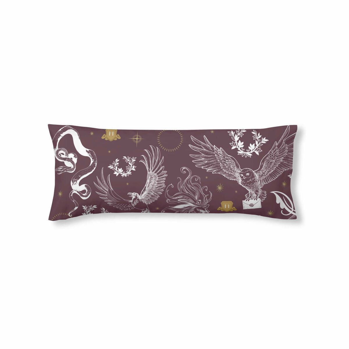 Funda de almohada Harry Potter Creatures Multicolor 175 Hilos 45 x 125 cm  Comprati.