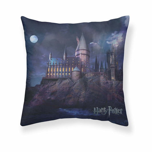 Funda de cojín Harry Potter Go to Hogwarts Multicolor Azul marino 50 x 50 cm  Comprati.