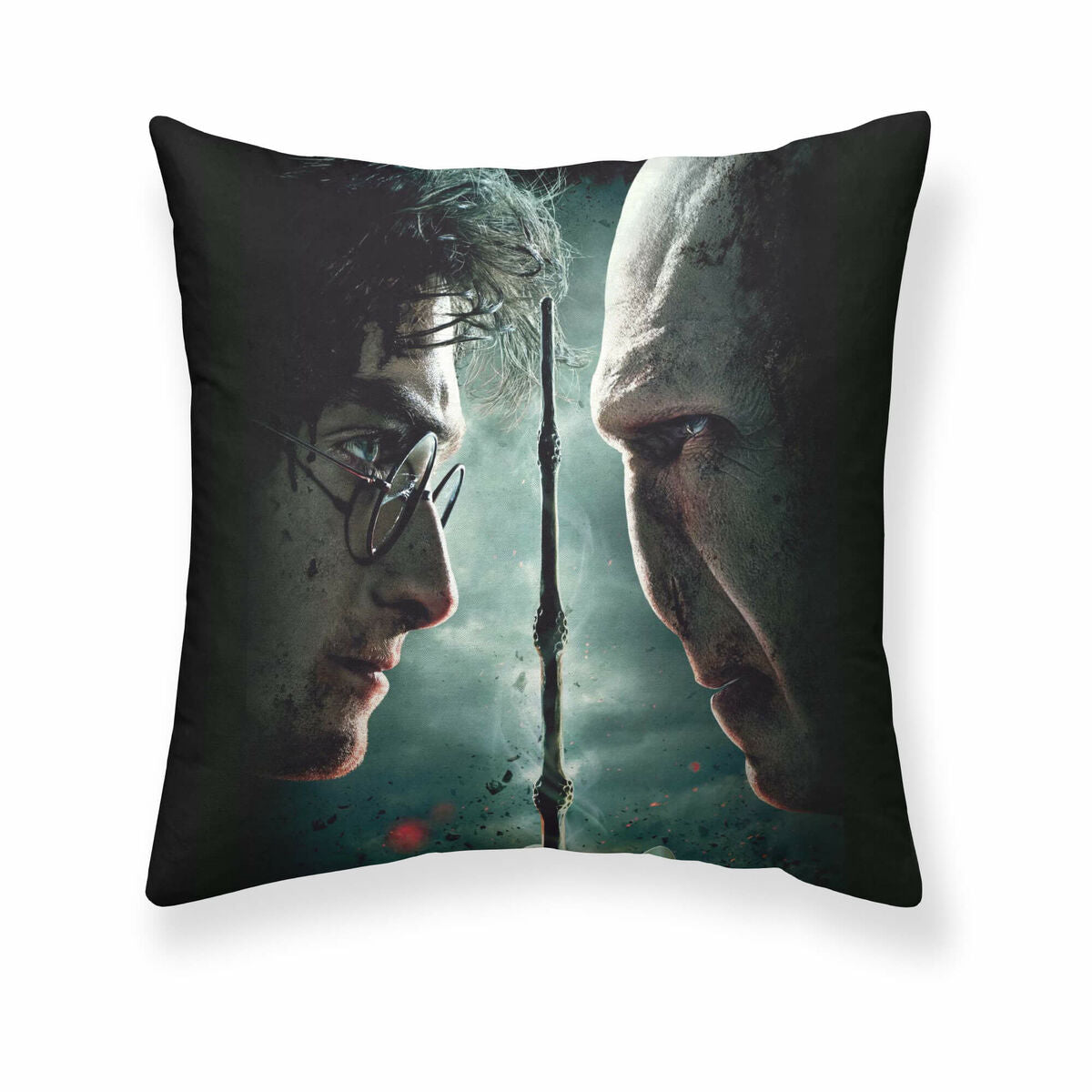 Funda de cojín Harry Potter vs Voldemort Multicolor 50 x 50 cm  Comprati.