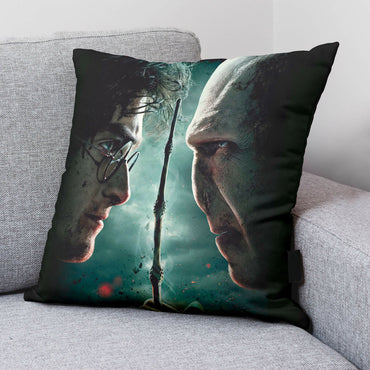 Funda de cojín Harry Potter vs Voldemort Multicolor 50 x 50 cm  Comprati.