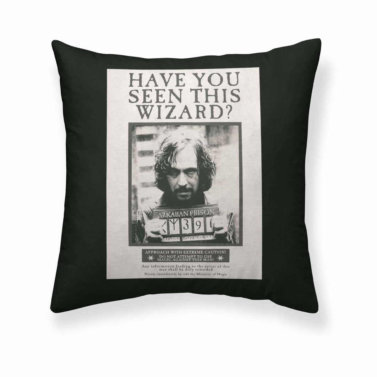 Funda de cojín Harry Potter Sirius Black Negro Multicolor 50 x 50 cm  Comprati.