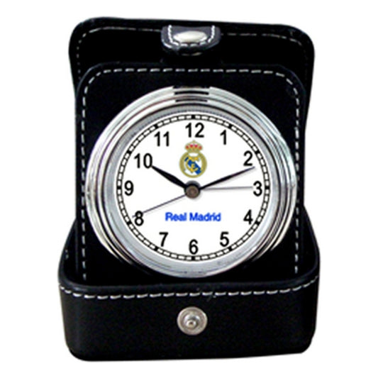 Reloj Despertador Real Madrid C.F. Tamaño de viaje Negro  Comprati.