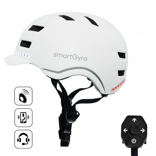 Casco para Patinete Eléctrico Smartgyro SMART PRO Blanco  Comprati.