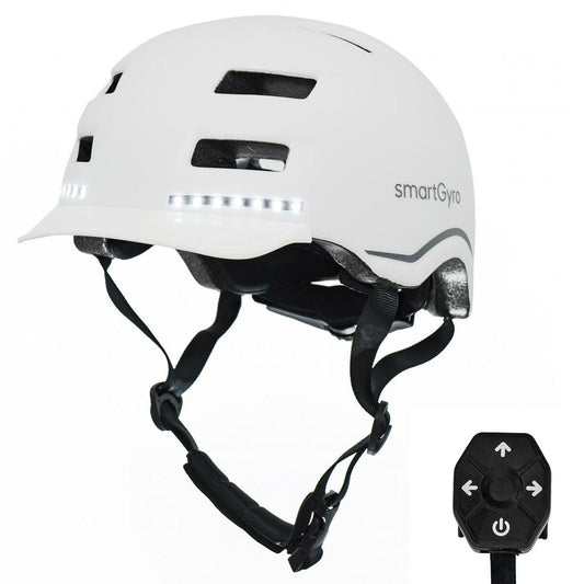 Casco para Patinete Eléctrico Smartgyro SMART MAX Blanco  Comprati.