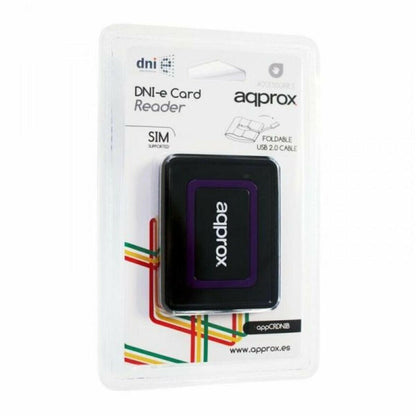 Lector para DNI Electrónico approx! APPCRDNIB USB 2.0 Negro  Comprati.