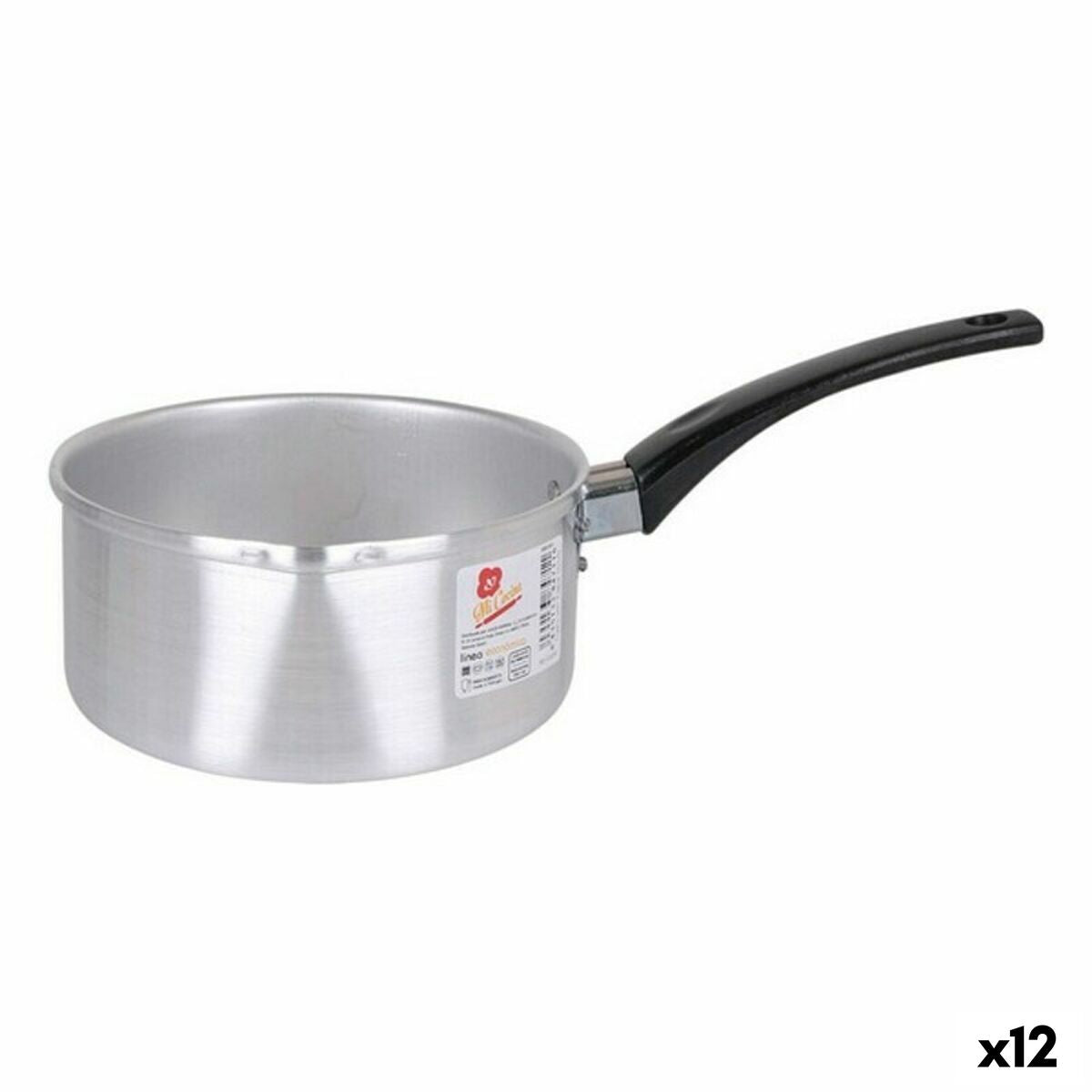 Cazo Aluminio Ø 16 cm 1,5 L 31 x 17,5 x 13 cm (12 Unidades)  Comprati.