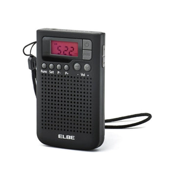 Radio Transistor ELBE RF-93 AM/FM Negro  Comprati.