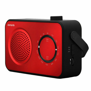 Radio Portátil Aiwa R-190RD Rojo AM/FM  Comprati.