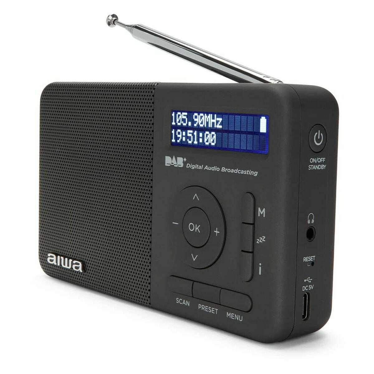 Radio Aiwa RD40DABBK Negro 2000 mAh  Comprati.