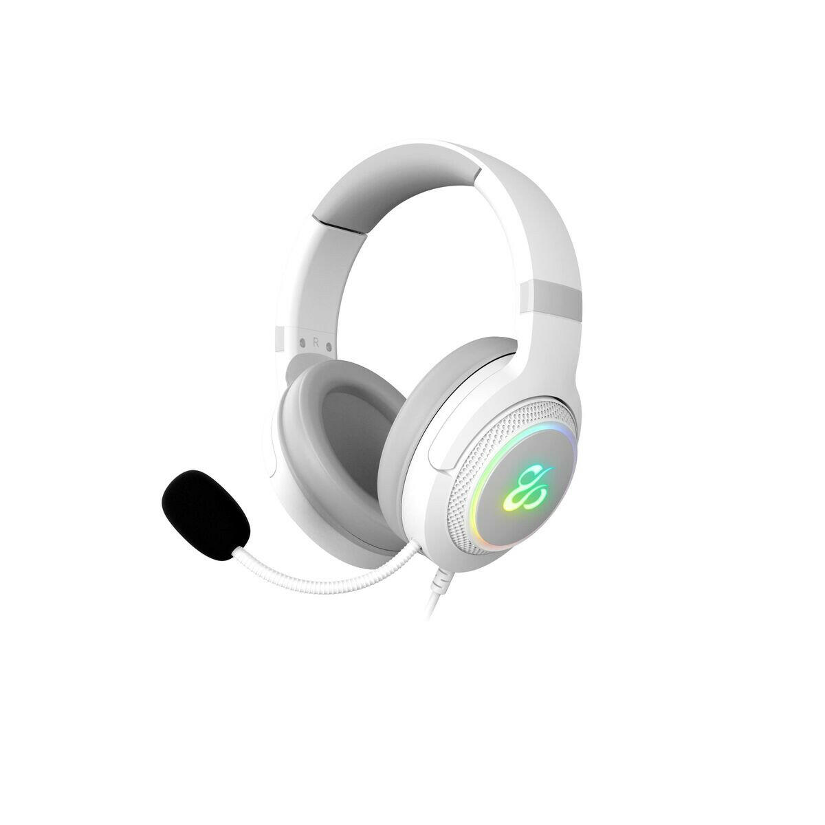 Auriculares con Micrófono Gaming Newskill Sobek Ivory 7.1  Comprati.