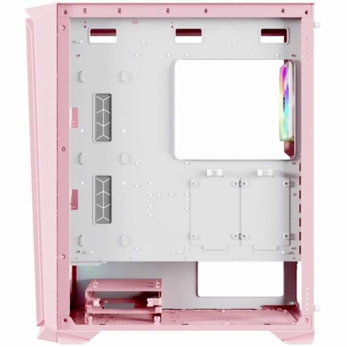 Caja Semitorre ATX Nfortec  Krater X Rosa  Comprati.