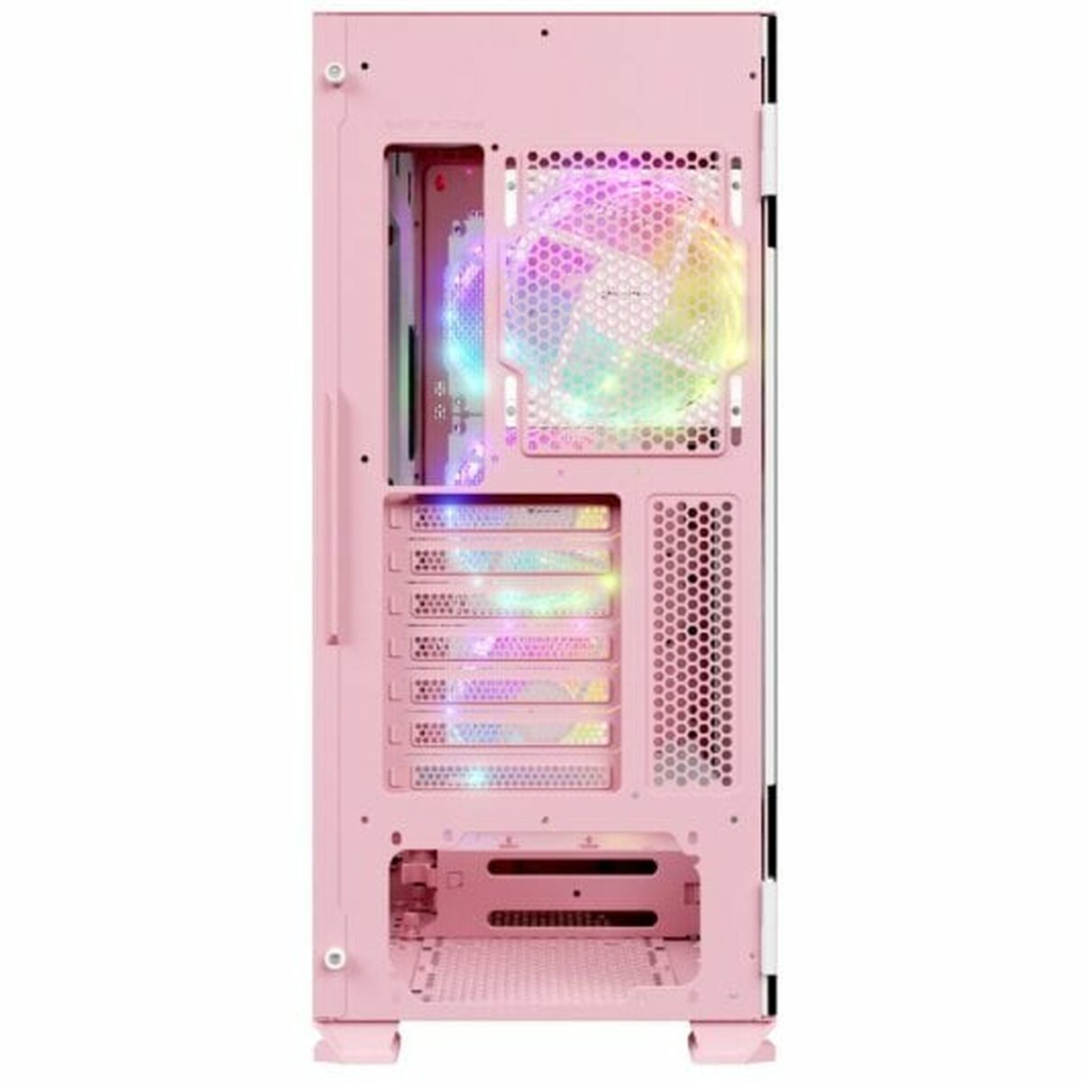 Caja Semitorre ATX Nfortec  Krater X Rosa  Comprati.