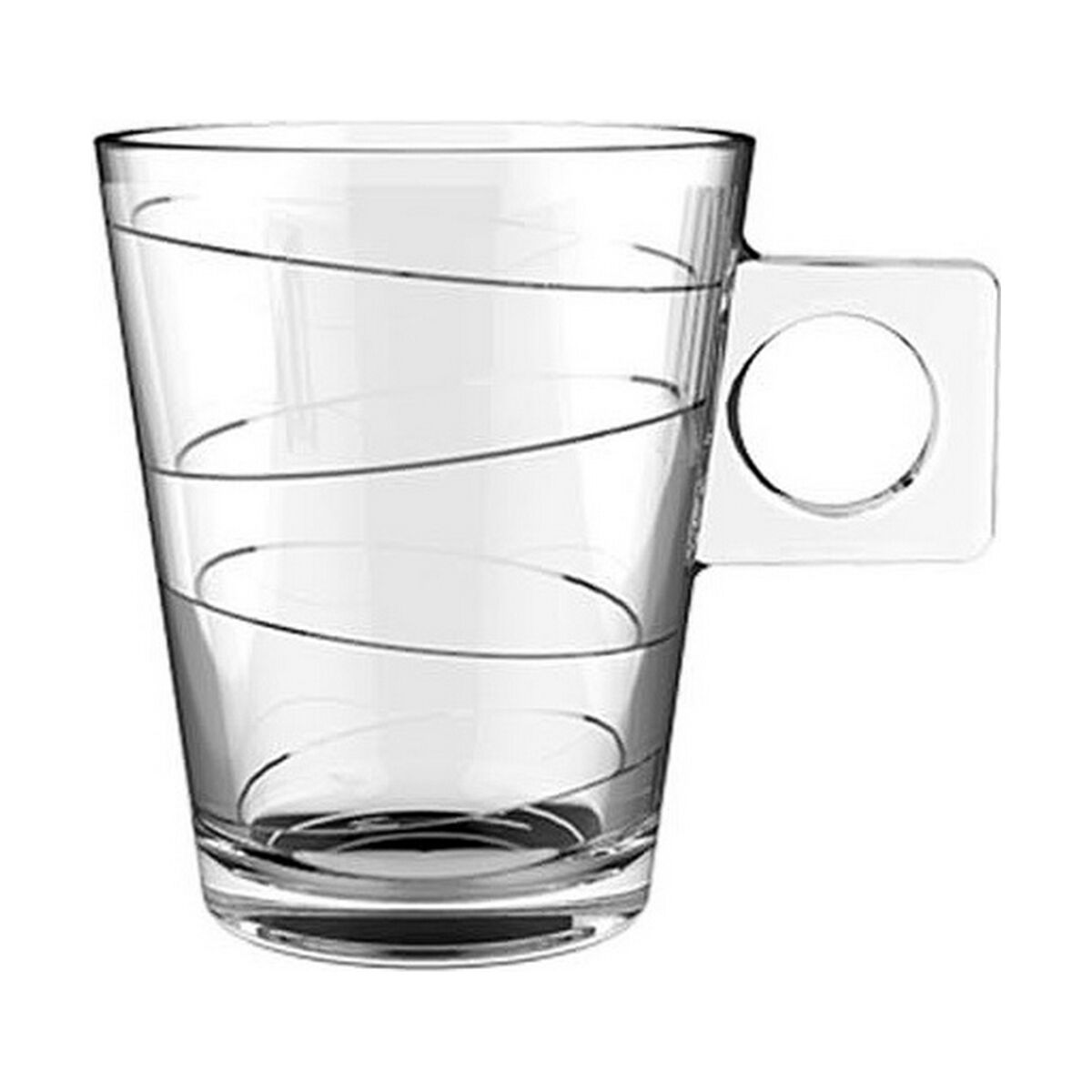 Juego de Tazas de Café Lima onda 80 ml (3 Piezas) (24 Unidades)  Comprati.