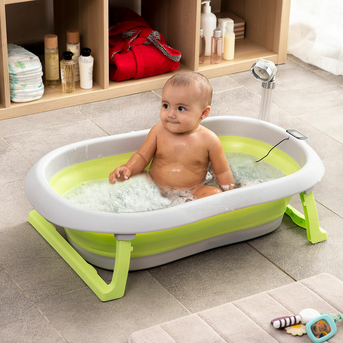 Bañera Plegable Evolutiva para Bebé Fovibath InnovaGoods  Comprati.