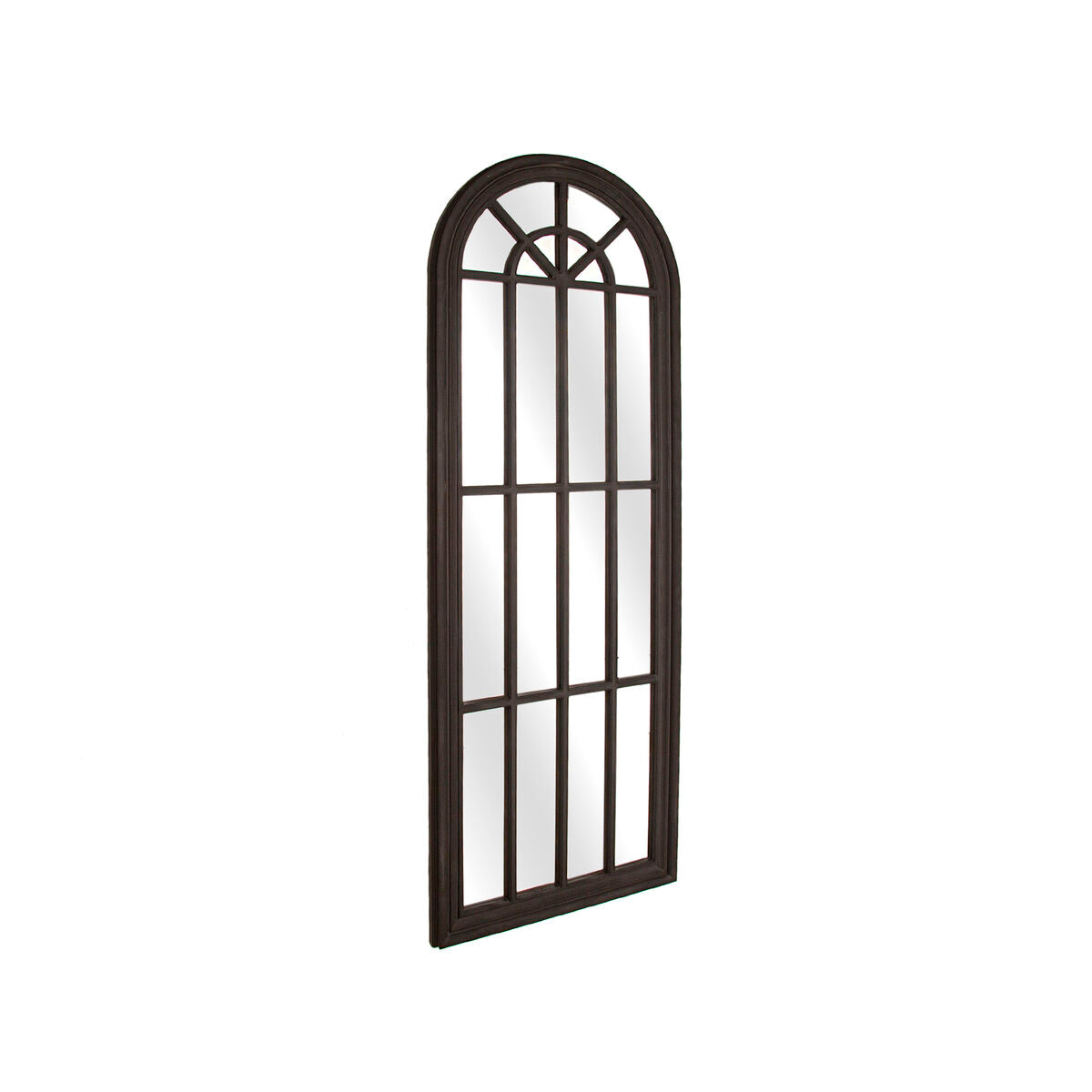 Espejo de pared Romimex Negro Resina Ventana 61 x 178 x 4 cm  Comprati.