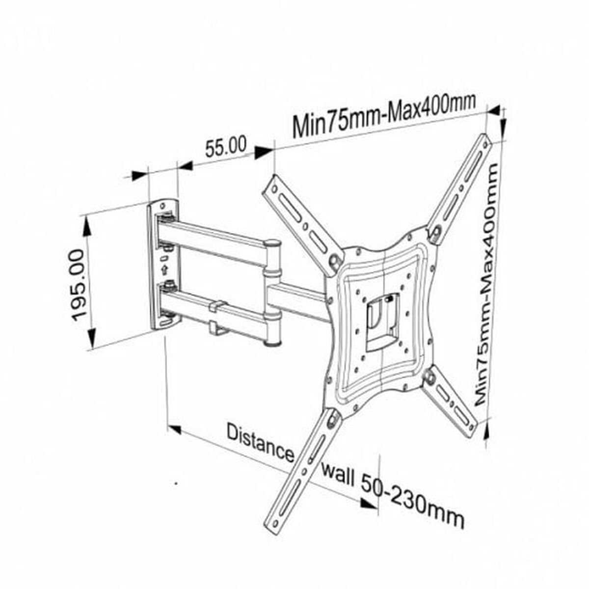 Soporte TV PcCom Essential 23"-75"  Comprati.